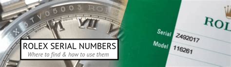 what does rolex serial number mean|Rolex serial number lookup chart.